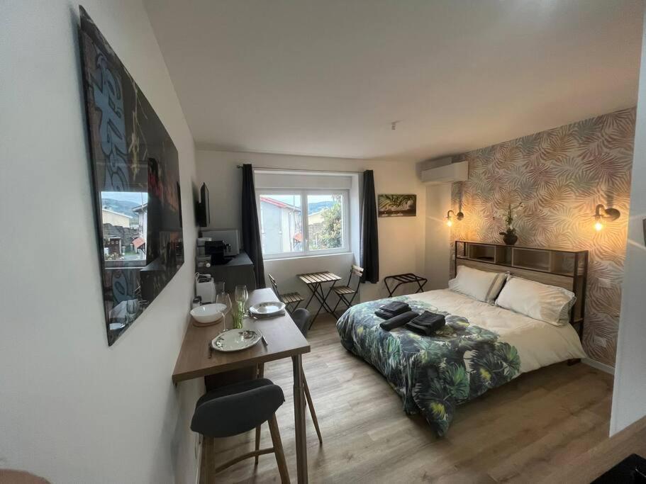 Verdi Studio Cosy Au Calme Parking Gratuit Chasse-sur-Rhône Eksteriør billede